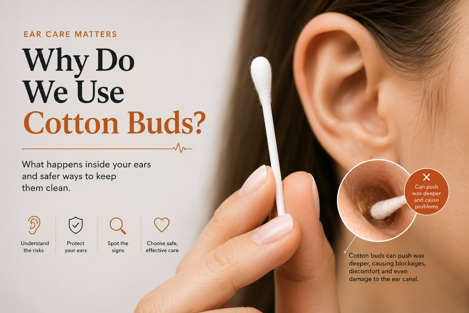 Why do we use Cotton buds?