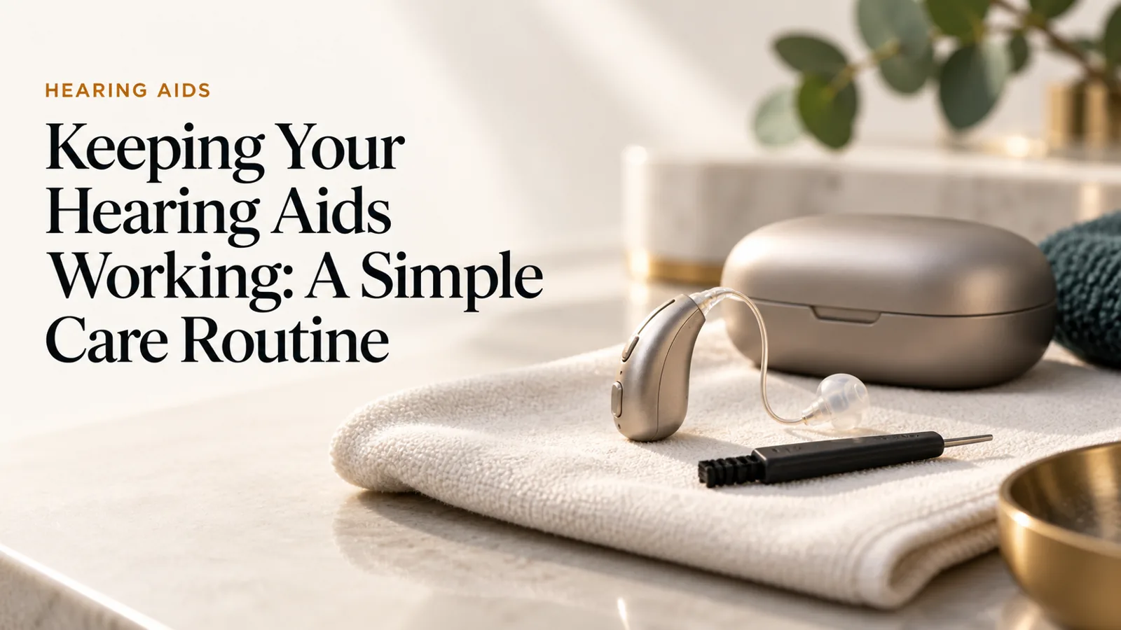 Keeping Your Hearing Aids Working: A Simple Care Routine