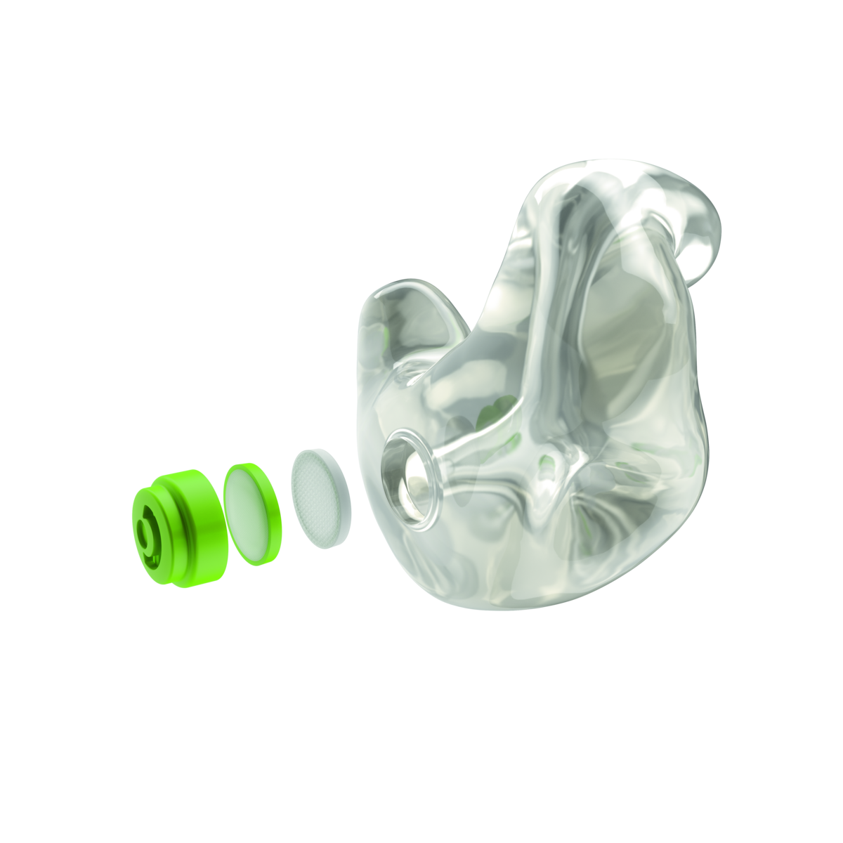 The custom Serenity Choice shell, shown in detail