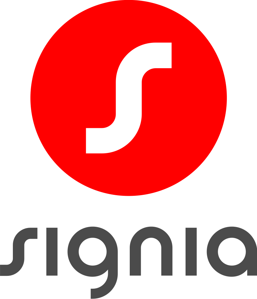 Signia logo lockup